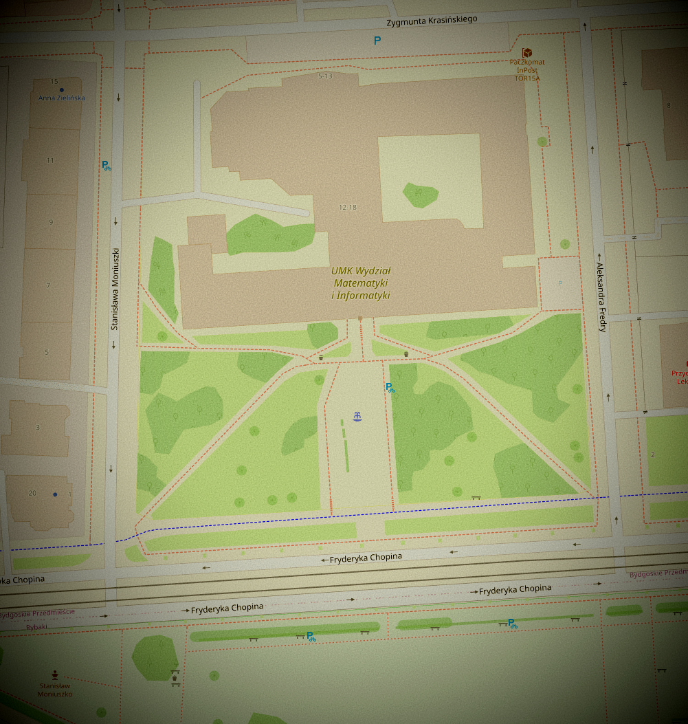 Map Under Pin